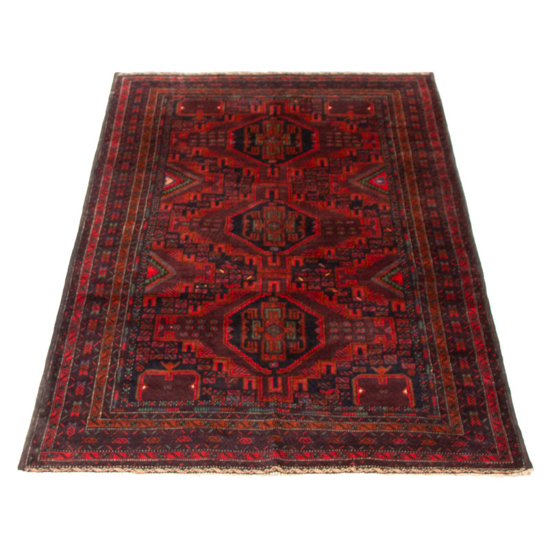 Teimani Red Rug 3'11" x 6'3"