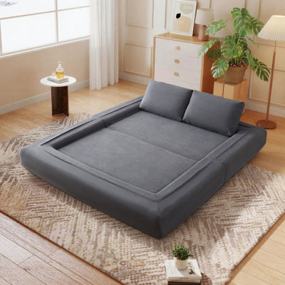 Canapé-lit pliable 81 po, divan-lit convertible 3-en-1