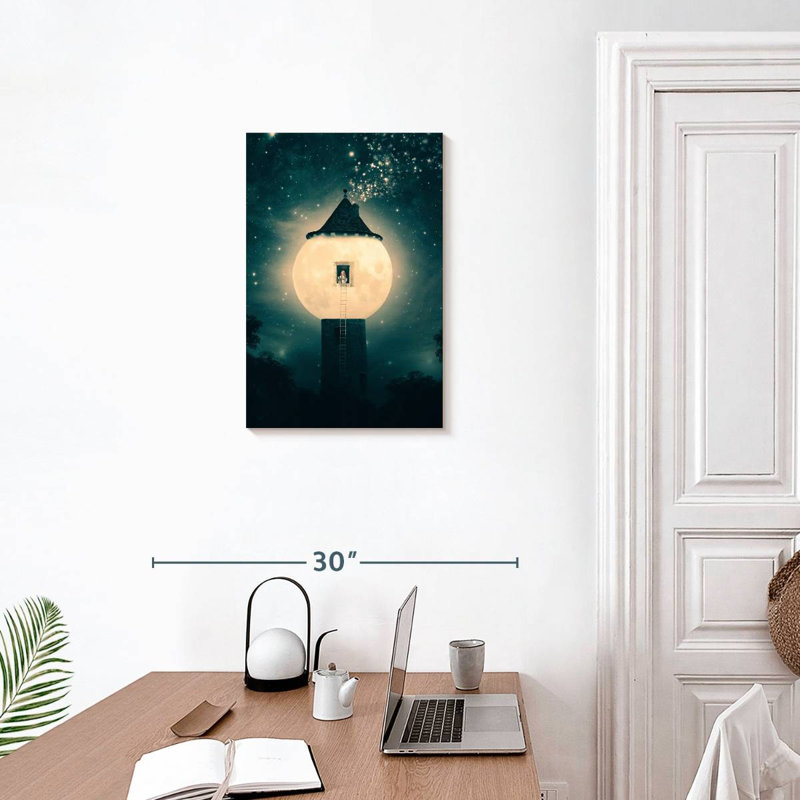 La tour de lune d'Oberle, H 24 po x l 16 po