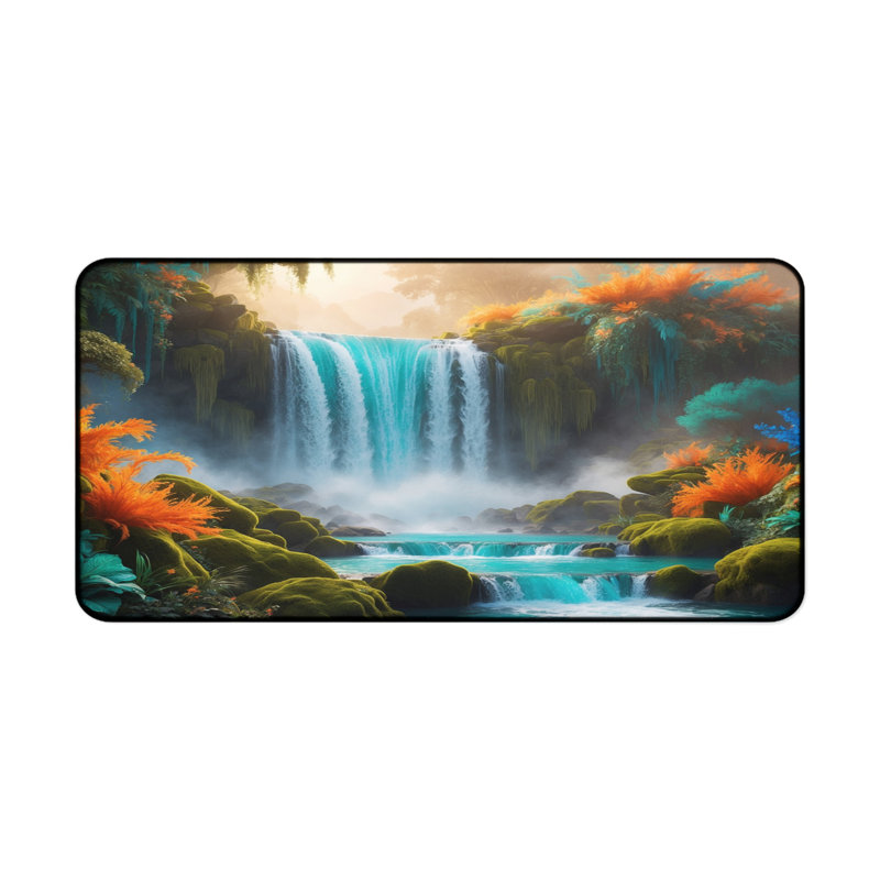 Polyester Desk Pad, 14.4x12.1