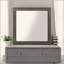 Miroir rustique à finition chêne gris