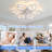 26" 7 - Blade Modern Indoor Dimmable LED Ceiling Fan with Light, Can Remote or APP-232329815