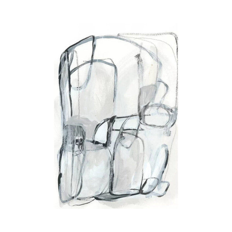 Entanglements I by June Erica Vess - Wrapped Canvas Painting, 20.32 cm H x 30.48 cm W