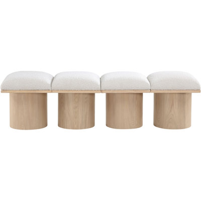 Horatia Boucle Upholstered Bench