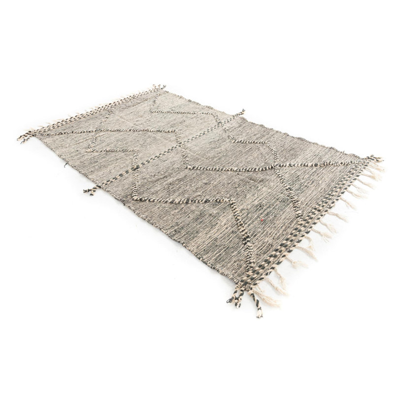 Tapis gris foncé Nestor