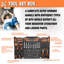 Boîte à outils de rangement pour outils à main 220 pièces (orange)-1973530106