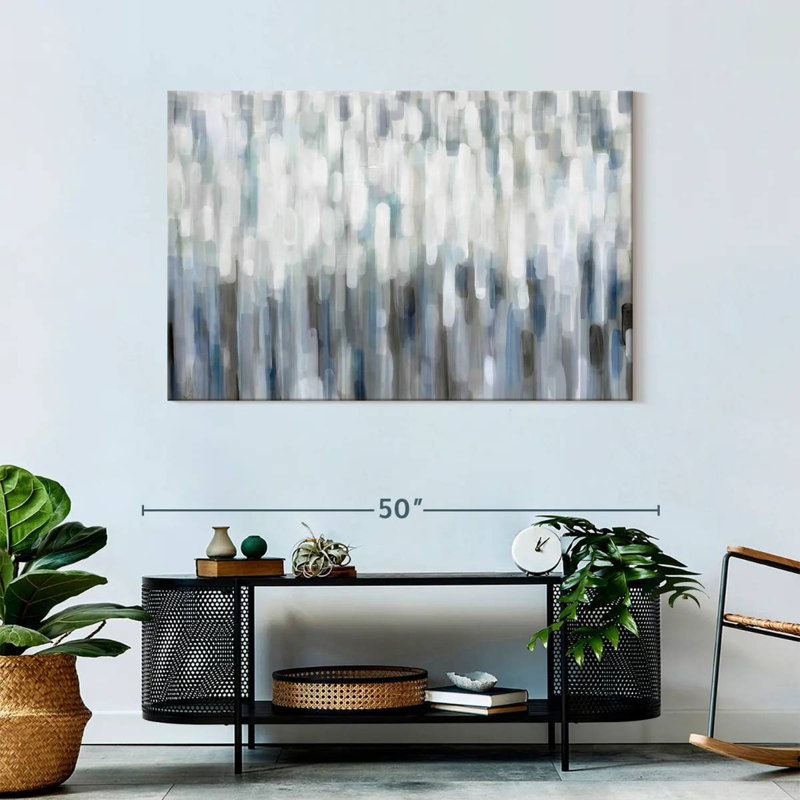 Avery Silver Rain, 30" H x 45" W