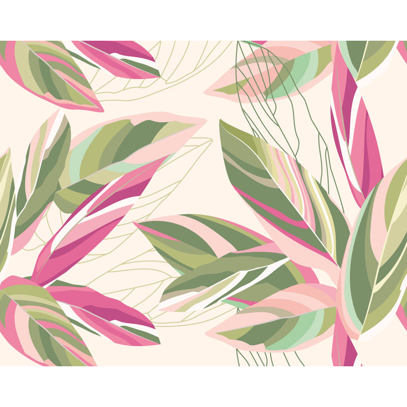 Auberta Mural, 240cm L x 300cm W, Pink