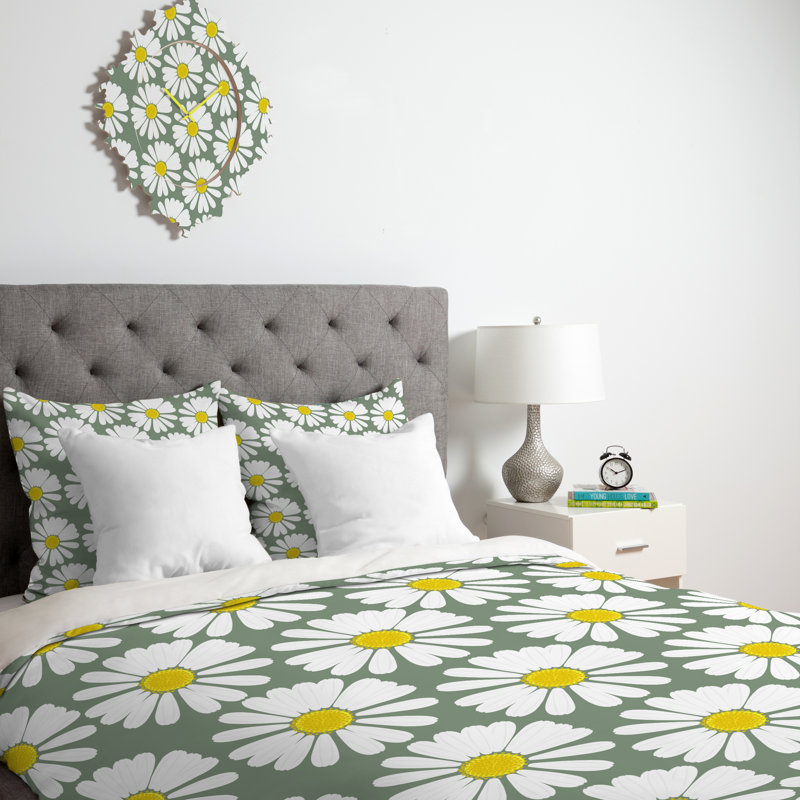 Georgiana Paraschiv Modern & Contemporary Floral Duvet Cover