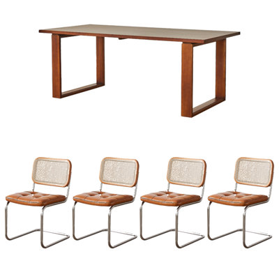 Ensemble de salle à manger rectangulaire