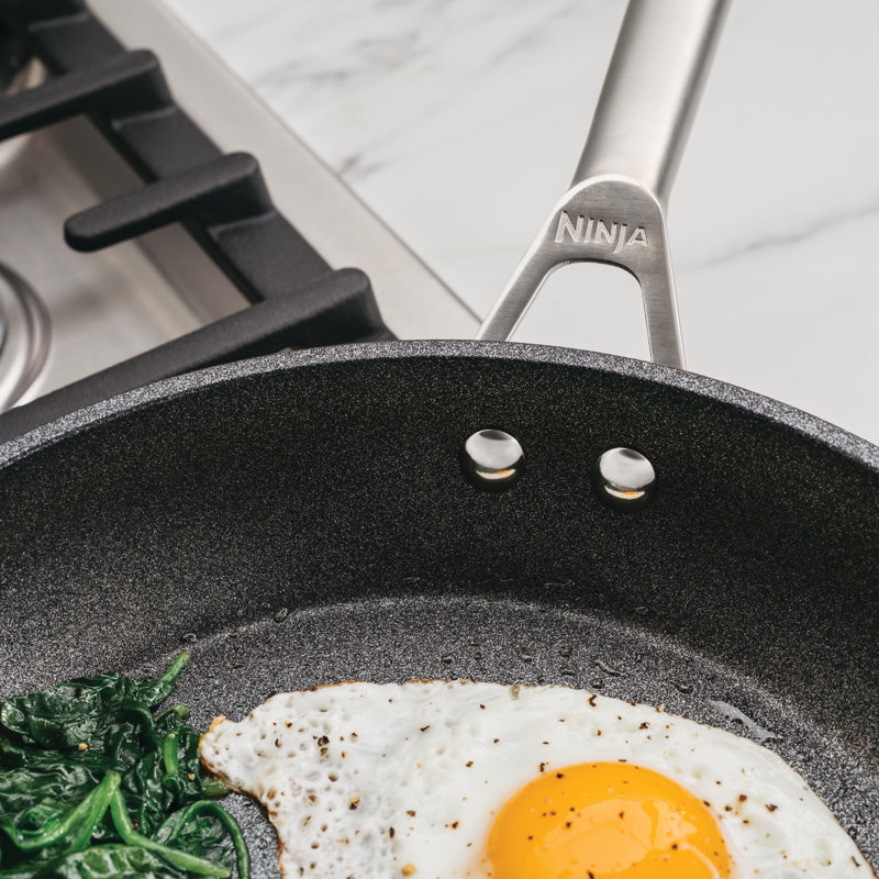 Ninja® Foodi® NeverStick Premium Hard-Anodized 13-Piece Cookware Set, Guaranteed to Never Stick, Nonstick, Durable, Oven Safe to 500°F, Grey