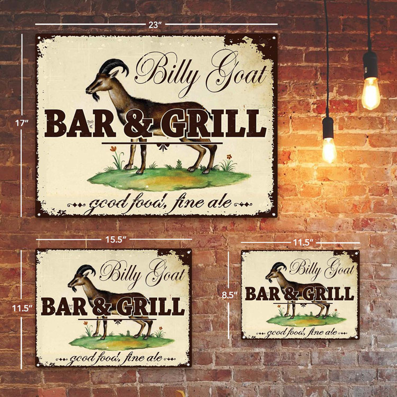 Enseigne de bar Billy Goat