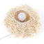 Luminaire suspendu en rotin avec abat-jour en bambou Creative Bird Nest