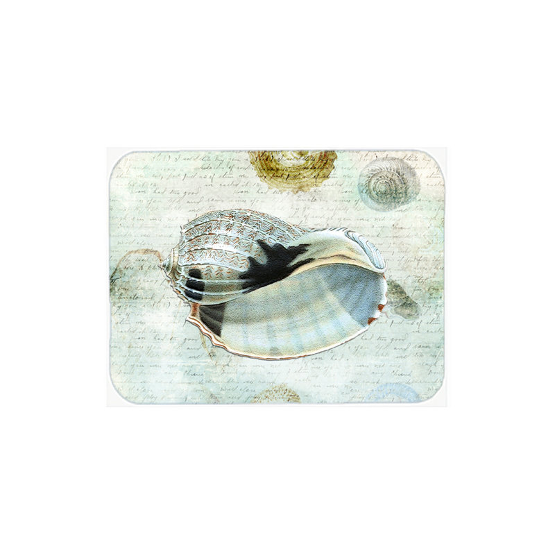 Caroline's Treasures Shells Glass Cutting Board