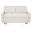 Convertible Pull-Out Sofa Bed with USB 2-Seat Loveseat Sleeper Couch Corduroy for Small Spaces-242345025