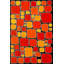 Tapis lavable à motif multicolore à motif multicolore Modern-142614285