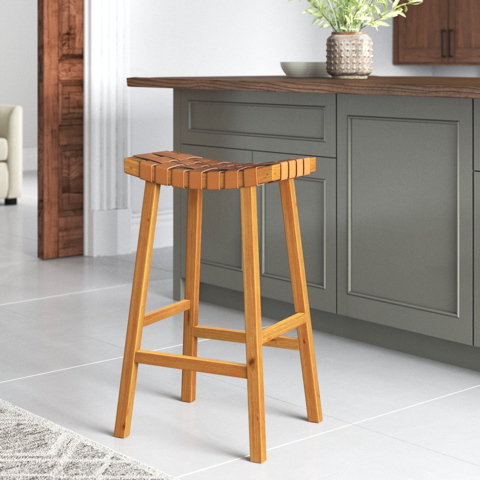 Markus 30 " Bar Stool, Brown