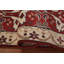 Red Wool Oushak Indian Runner Rug 3x8