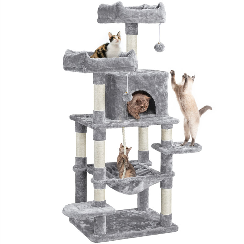 Cat Tree, Light Grey
