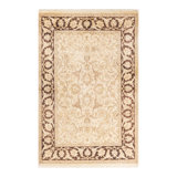 One-of-a-Kind 4' 2" X 6' 2" Hand Knotted Area Rug
