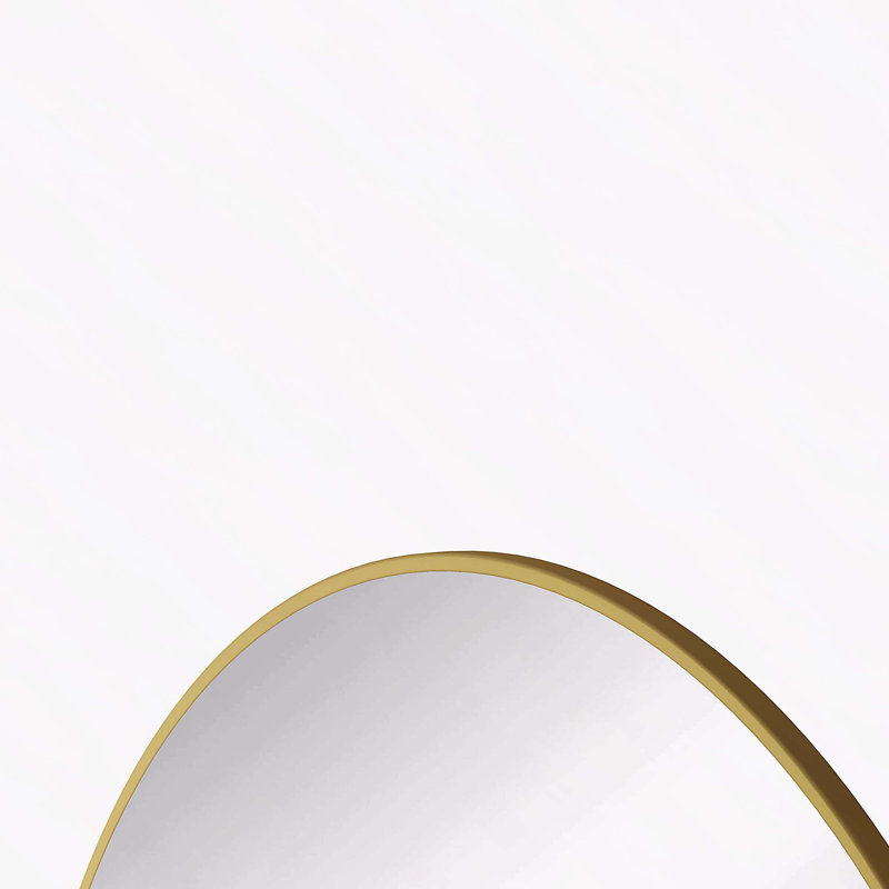 Miroir mural miroir de meuble-lavabo rond 36 po, 36 po x 36 po, Doré