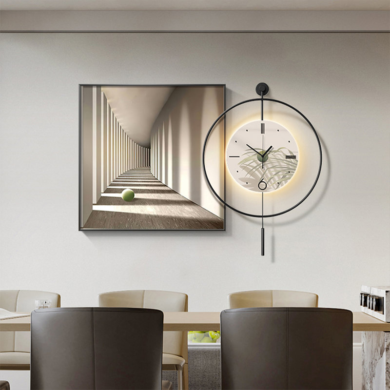 Horloges murales beiges et blanches, 23.62"*23.62", C
