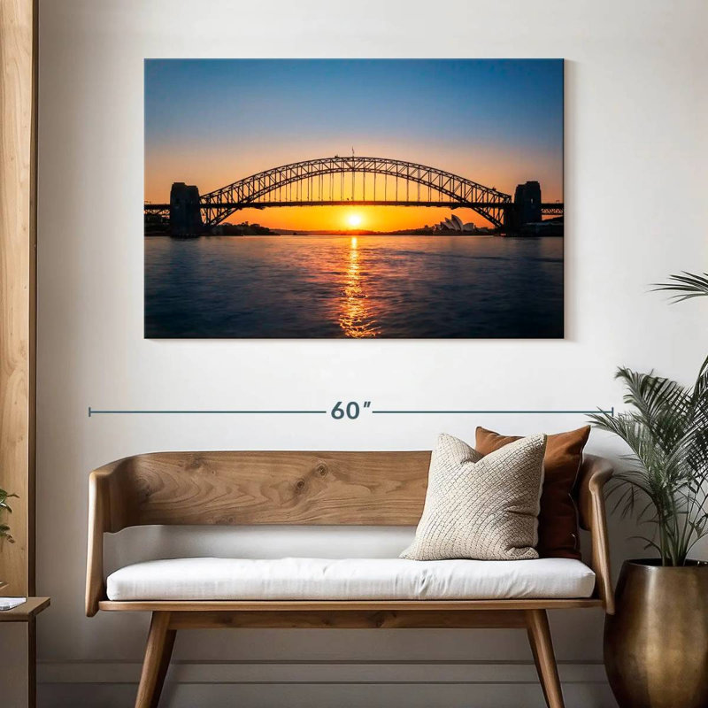 Lilie Sydney Harbor Bridge Sunrise, 32" H x 48" W
