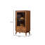 Armoire à vin murale moderne en bois massif minimaliste de 25,2 po