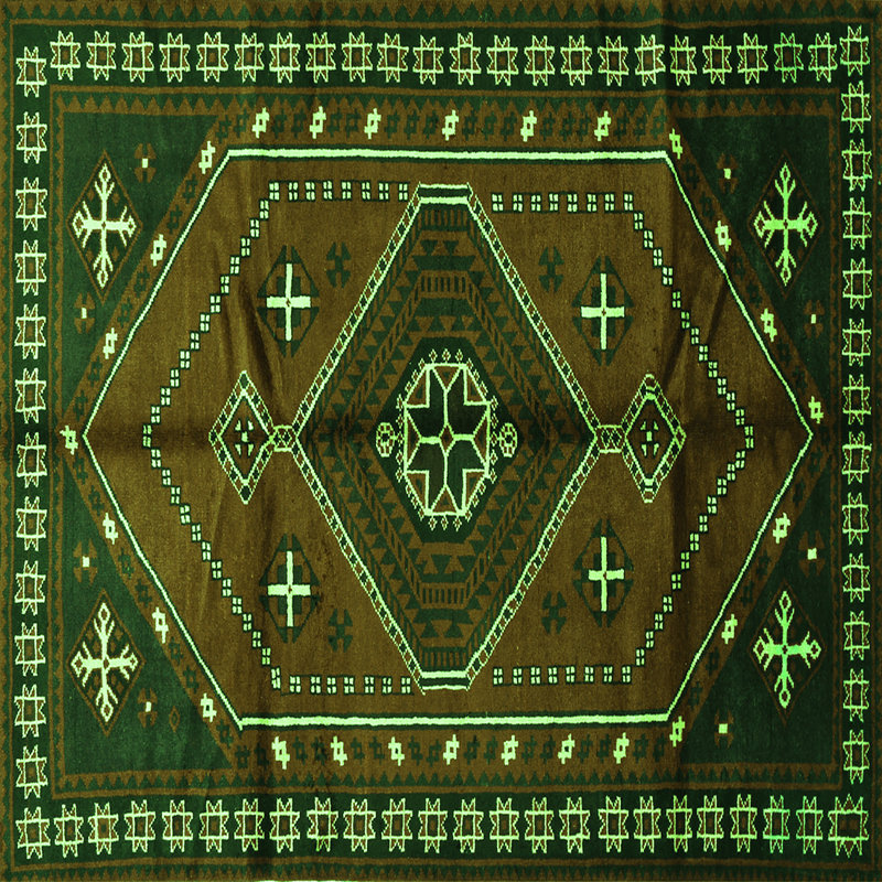 Tapis verts Traditional 651, Carré 5 pi