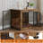 Furniture Style Dog Crate With Mat-1489851305