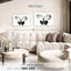 Brampt papillon noir et blanc-107696306