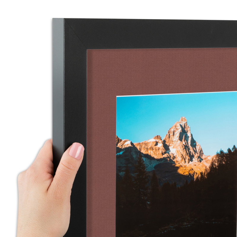 Cadre pour photo simple 20 "x 28" en bois mat, Brique