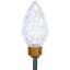 Piquets de sentier lumineux de Noël avec ampoules C9