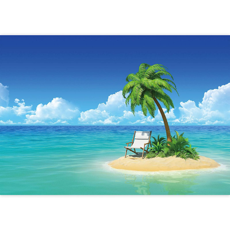 Coastal Beachy Peel & Stick Border, 100" L x 144" W