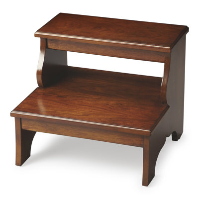Plantation 2-Step Wood Step Stool
