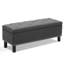 Banc de rangement rembourré, banc de bout de lit capitonné en lin pour le salon, la chambre à coucher-357542860