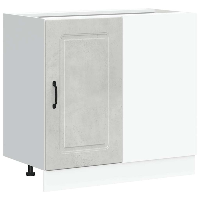 Kitchen Base Cabinet Kalmar Engineered Wood, Concrete Grey