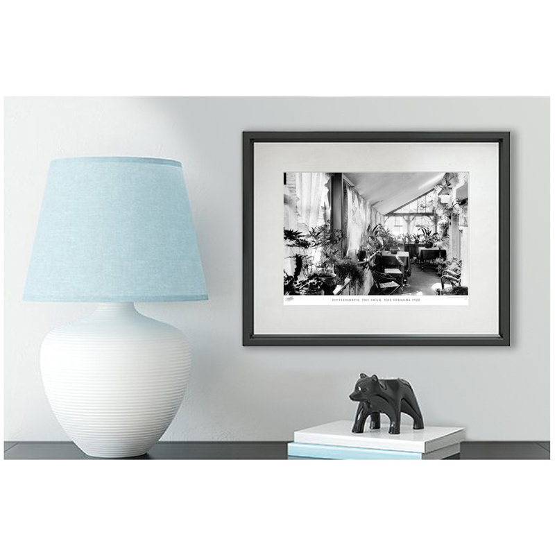 Fittleworth, The Swan, The Veranda 1920 by Francis Frith - Single Picture Frame Print, 28cm H x 36cm W x 2.3cm D