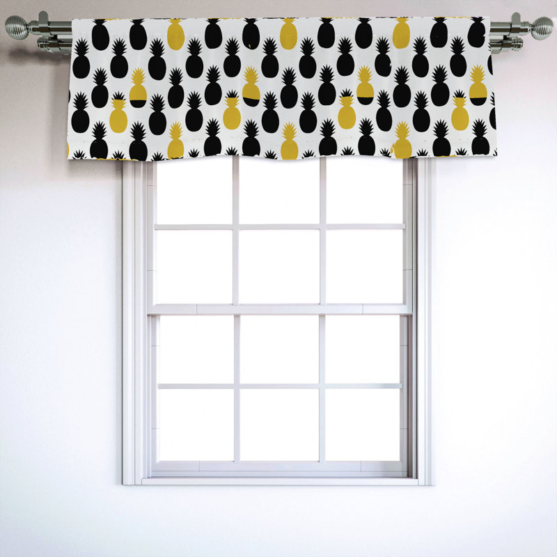Sateen Ruffled Window Valance