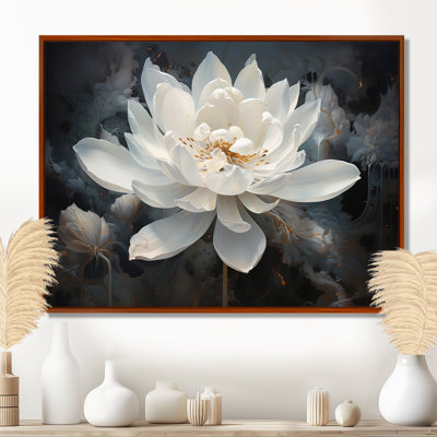 Serenity Blossum Lotus - art mural Lotus