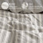 Spacious Cal King Bedding Set, Linen Blend, Timeless Style For Year-round Comfort