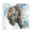 Buffalo On Blue by Carol Robinson - Floater Frame Painting on Canvas-409570992-409570991
