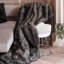 Jeté en fausse fourrure de luxe Thomas Collection® Twilight Wolf-114244265
