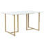 Bronislaw Metal Base Dining Table-338286132