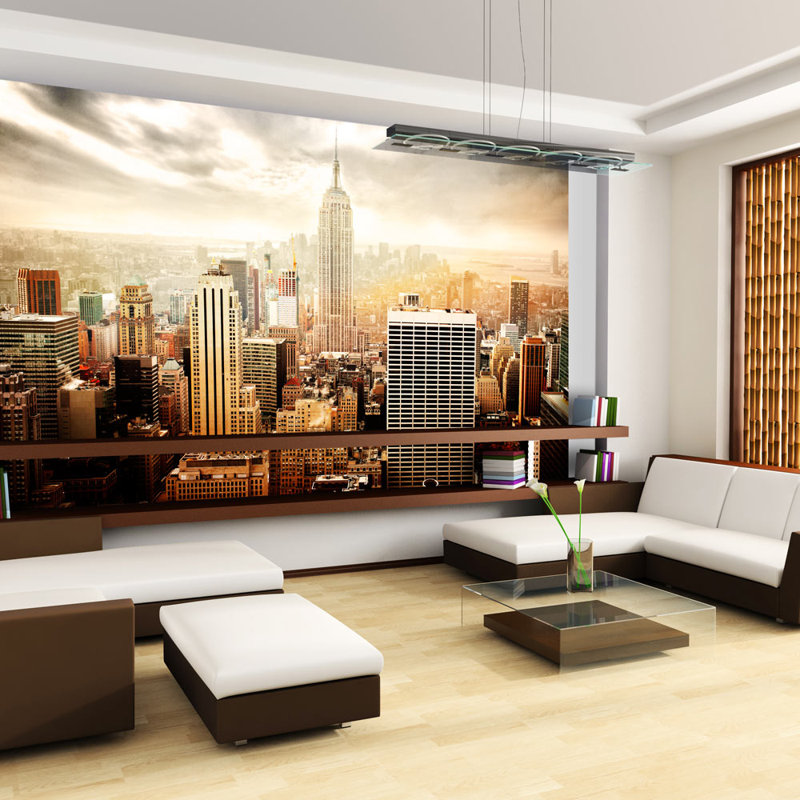Non-Pasted Fleece Wallpaper Roll, 96.5" L x 137.8" W