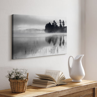Lever de soleil d'automne sur le lac Raquette - Cavas enveloppés dans la galerie