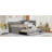 Upholstered Daybed With Trundle And Three Drawers-1374880438-1374880439