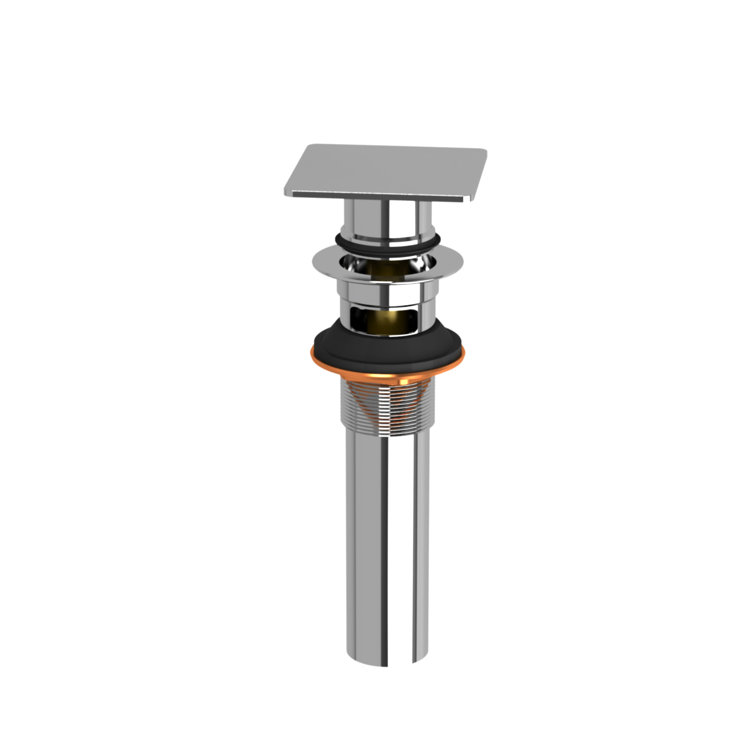 Pop-Up Bathroom Sink Drain with Overflow