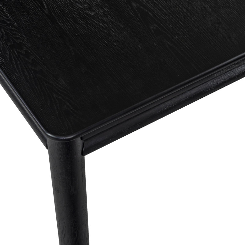Harriette Rectangle Dining Table, Black