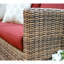 Ensemble de conversation modulaire en rotin 5 pièces avec coussins Coast-1267989082